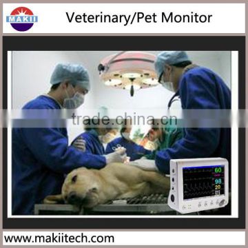 multiparameter veterinay monitor for pet and animal