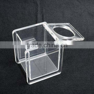Custom Printed Acrylic Lucite Bathroom Accessory Tissue Box Hinged Top 6.75" Tall x 5.5" Wide or Customized photo-3