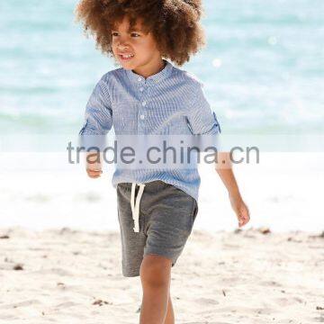 Factory New Arrival 2016 Summer Child Clothes for 2 Pieces Fashion Baby Boy Clothing Set Wholesale Kids Clothes (ulik-SC079) photo-2