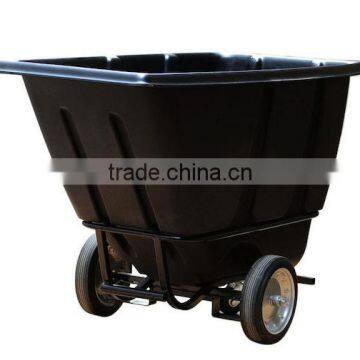 Tilt Truck, 1/2 Cu. Yd. Volume Capacity, 1400 Lb. Load Capacity, Heavy-Duty Forkliftable Hopper Type