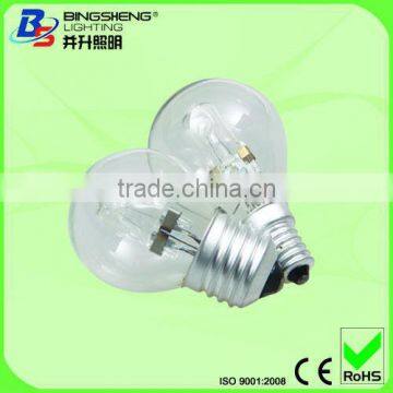 G45 eco halogen bulbs 28W/42W E27/B22/E14 CLASS C with CE/ROHS