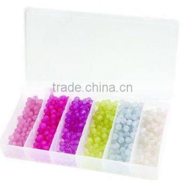 Jewelry plastic bead box 6 Grid Organizer Box