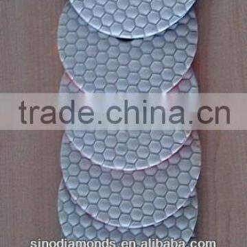 4"cheap Diamond Dry Polishing Pads for Stone Surface Polishing photo-2