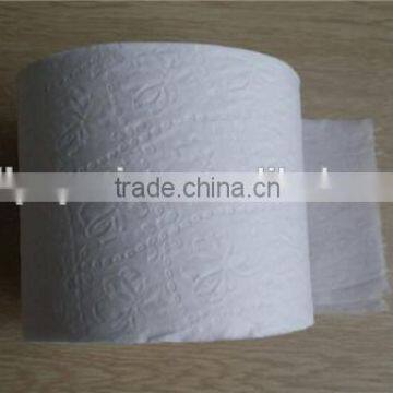 Rose flower embossing Virgin pulp toilet paper/bathroom tissue