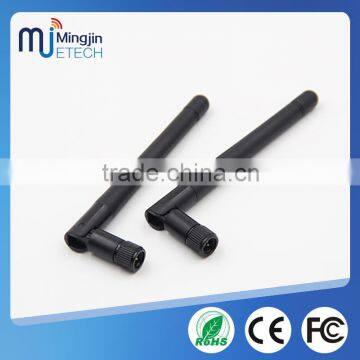 2016 New design low price Antenna Length 115mm 50W wireless rubber 2.4g wifi antenna with SMA or RP-SMA connector