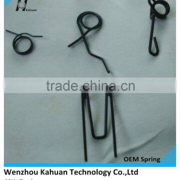 China-made OEM blackened precised torsion spring