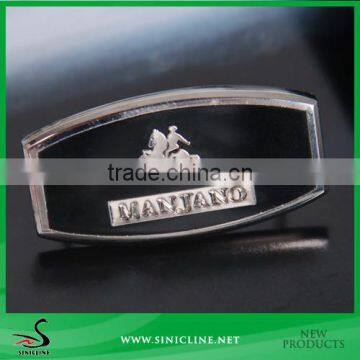 Sinicline Custom Made Luxury Metal Label With Epoxy Effect photo-2