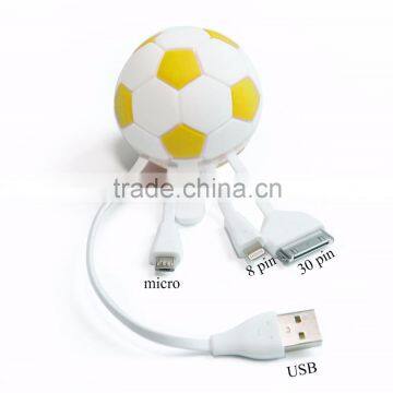 football data charging cable for iphone 4s/5s and for micro usb smart phones