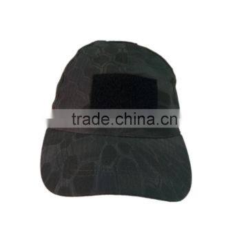 Custom camo 100% cotton 6 panel baseball cap