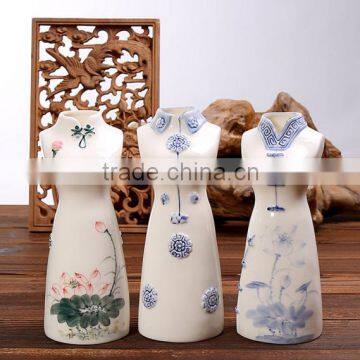 The Vase Three-piece Hand-painted Tang Suit Chinese Wind HY167801