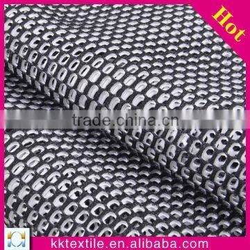 100% polyester double layer coarse expanded mesh fabric