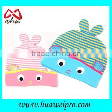 Custom cotton baby beanie fish pattern kids knit beanie bonnet high quality Handmade baby knitted hat