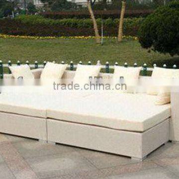 Aluminum Rattan Daybed Sofa photo-2