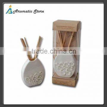 handmade oval ceramic bottle reed diffuser