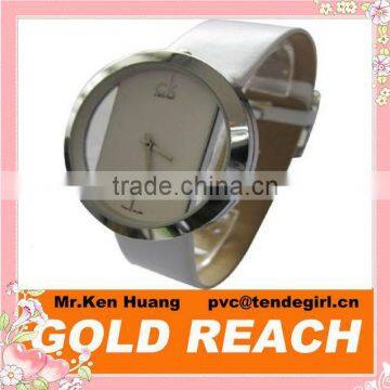 White Alloy Ladies Leather Watches