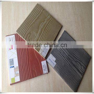 Multcolored Fiber Cement Siding External Wall Board