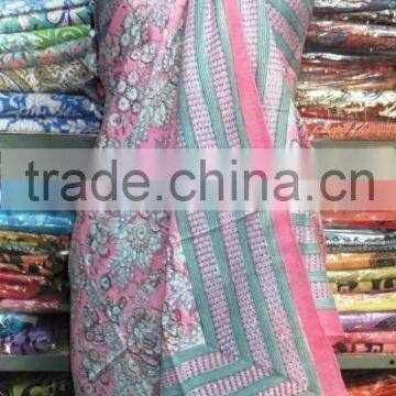 Indian Hand Block Printed Cotton Sarong Beach Wear Pareo