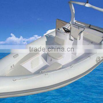 The 6.8 meter Hypalon inflatable rib boat