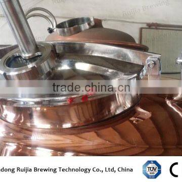 1000L electric heated red copper beer brewery system