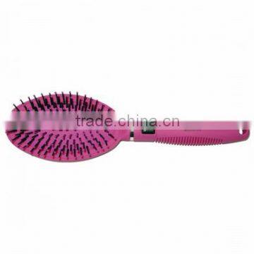 Pink Oval Cushion Hairbrush