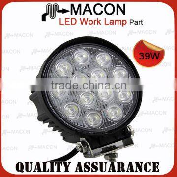 3" 39W portable rechargeable cob led working light with flash light