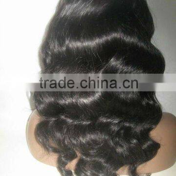 Top quality chinese human remy hair lace front wig in stock