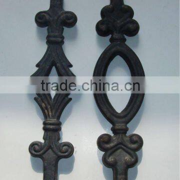 decorative metal fence post collars