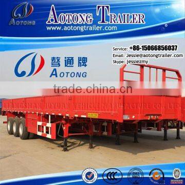 2015Top Ranking 3Axles 60Tons Side Wall Semi Trailer / Side Panels Detachable