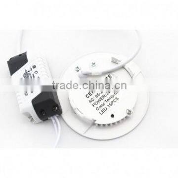 LED Panel Light Lighting 3W Warm White Round Shape-White Led Panel Light photo-4