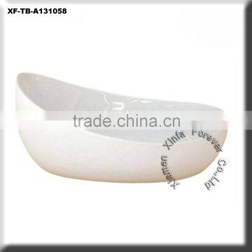 white ceramic fruit shaped bowl