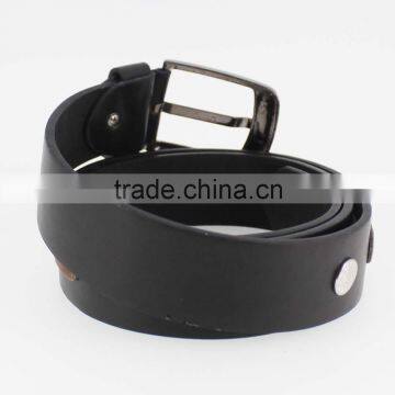 2015 New Arrive Designer Man Black PU Leather Belt for Jeans With Shiny Metal Rivet Accessories photo-4