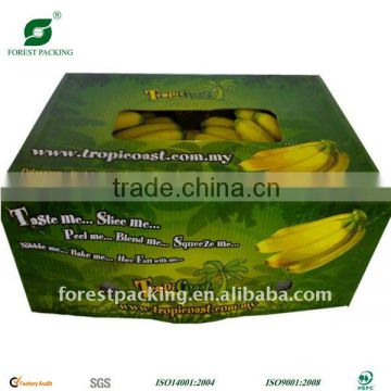 GREEN COLOR PRINTING BANANA BOX