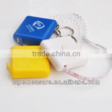 150vm/60inch mini promotional meter square tape measure tailoring tools promotional gift in china with Logo and Name