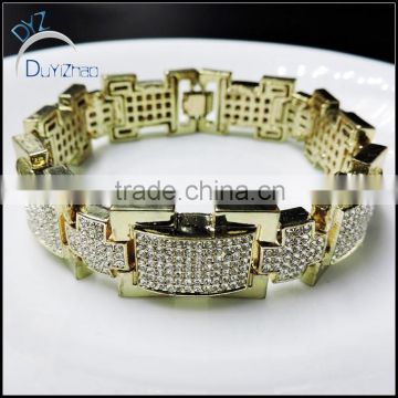 latest cheap hip hop bracelets,hip hop fake gold bracelets