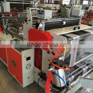 2 Lanes Bottom Sealing T-Shirt Bag Making Machine (Cold Cutting)