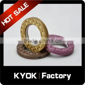 KYOK luxurious simple curtain rod rings with best quality, bedroom/livingroom decoration hanging curtain accessories wholesale