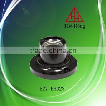 Hot sale bakelite body lamp base E27 Series with iron screw