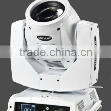 white color body sharpy 7R 230w led beam moving head light