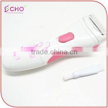Portable Multicolor Battery Operated Lady Shaver and Epilator photo-3