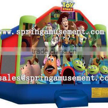 cheap and hot sale Inflatable bouncer with hook and loop fastener, 13'*13' inflatable jumping castle SP-PP030