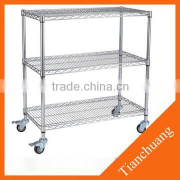 Warehouse Folding Wire Shelf Unit photo-4
