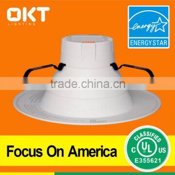 Interchangeable 5-Inch or 6-Inch IC/UL 6" Recessed Led Light With White Trim photo-4