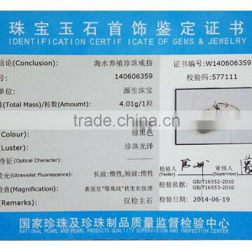 Tahitian Black Pearl Elegant Female Good Pearl Ring Designs photo-6