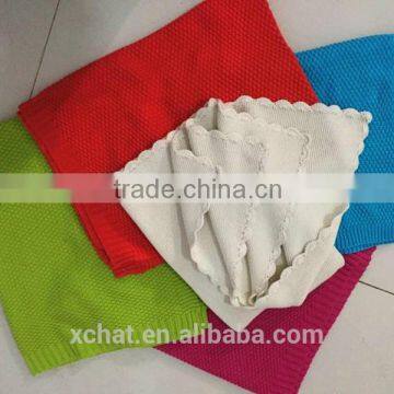 100% cotton blanket&cotton baby blanket blanket factory