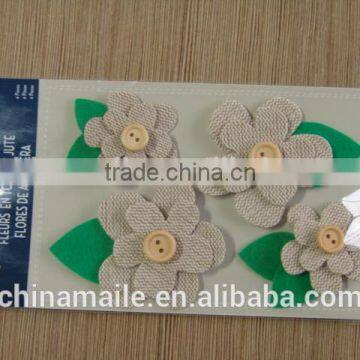 3D Handmade Custom Large Flower Stickers For Home Decorative