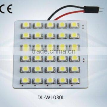 Bonjour LED Auto Light Dome Lamp 30SMD 3528 1210 with CE