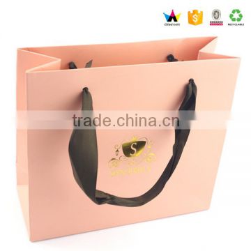 Custom Printed Recycled Gift Shopping Paper Bag With Rope Handles                        
                                                Quality Choice