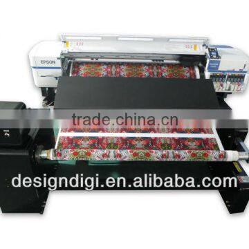 Spot Supply! Digital Press to Stamp Plans Natural Fabrics ,texitle Printing Machine,cotton Fabric Printing