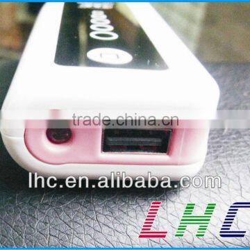 4400mAH power bank and battery charger for mobile phone / mp4 / mp3 / iphone / ipod brand new high quality