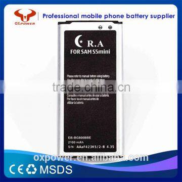 High Efficiency Full Cell 1900mAh Cell Phone Battery for Samsung S5mini Battery photo-5